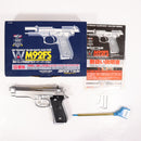 【中古即納】[MIL] WA ウエスタンアームズ ガスブローバック M92FS スーパーバージョン INOX リミテッドステンレスシルバーモデル ABS (18歳以上専用)(19981231)