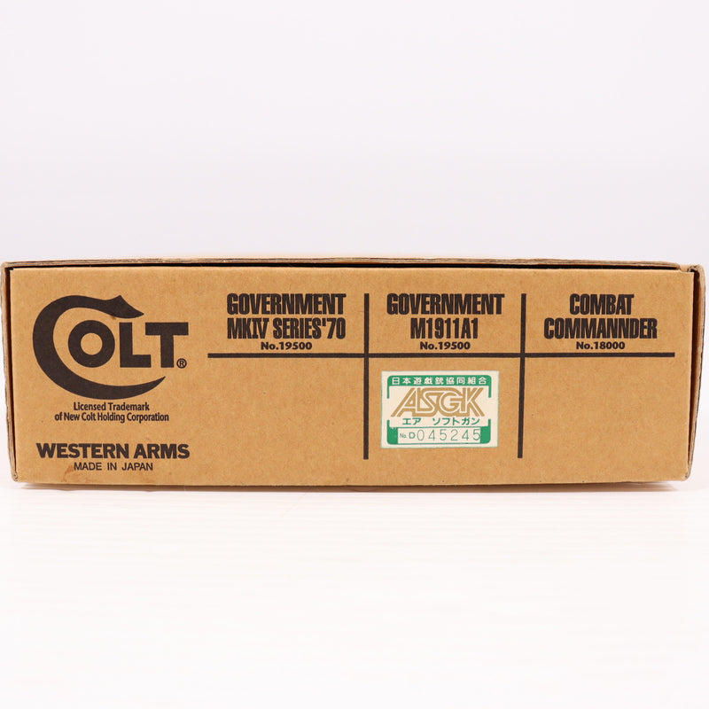 【中古即納】[MIL] WA ウエスタンアームズ ガスブローバック コルトガバメント M1911A1 HW(ヘビーウェイト) (18歳以上専用)(20150223)