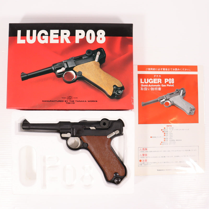 【中古即納】[MIL] タナカワークス ガスブローバック ルガーP08 4インチ ABS (ジャンク品) (18歳以上専用)(20150223)