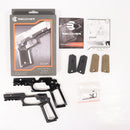 【中古即納】[MIL] Recover Tactical(リカバータクティカル) CC3P グリップ&レイルシステム for 1911 フレームBK/パネルBK&TAN(CC3PBTB)(20150223)