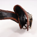 【中古即納】[MIL] ノーブランド ホルスター風 革製 カービングレザー ウォレットホルダー(20150223)