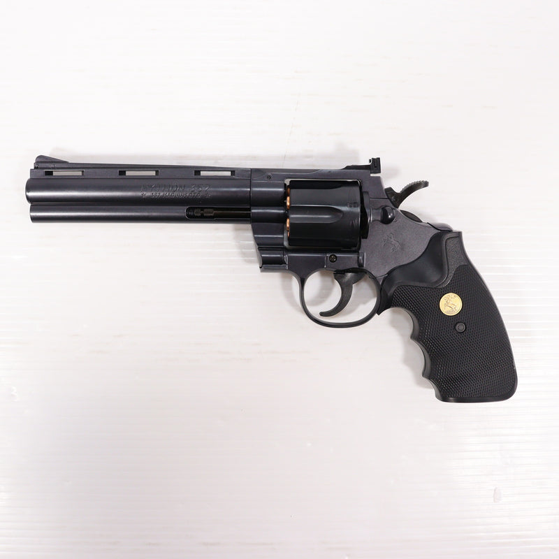【中古即納】[MIL] 東京マルイ BBエアーリボルバー コルトパイソン.357マグナム 6インチ ブラックモデル (10歳以上専用)(20170601)
