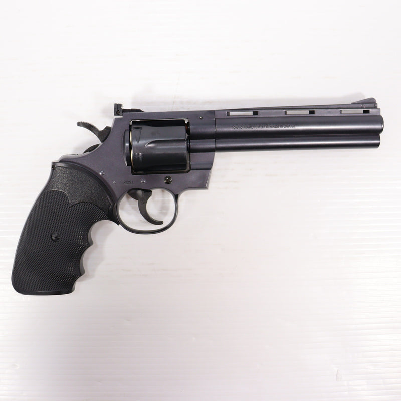 【中古即納】[MIL] 東京マルイ BBエアーリボルバー コルトパイソン.357マグナム 6インチ ブラックモデル (10歳以上専用)(20170601)