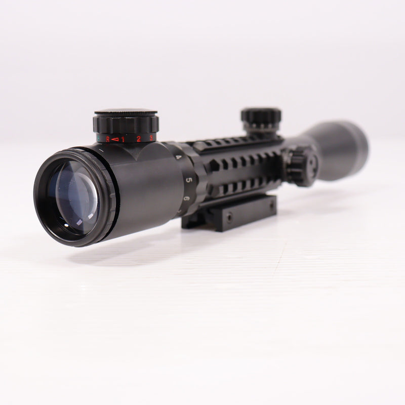 【中古即納】[MIL] ノーブランド 20mm/10mmレール対応 3-9×40EG トライレール イルミネーションライフルスコープ(20150223)
