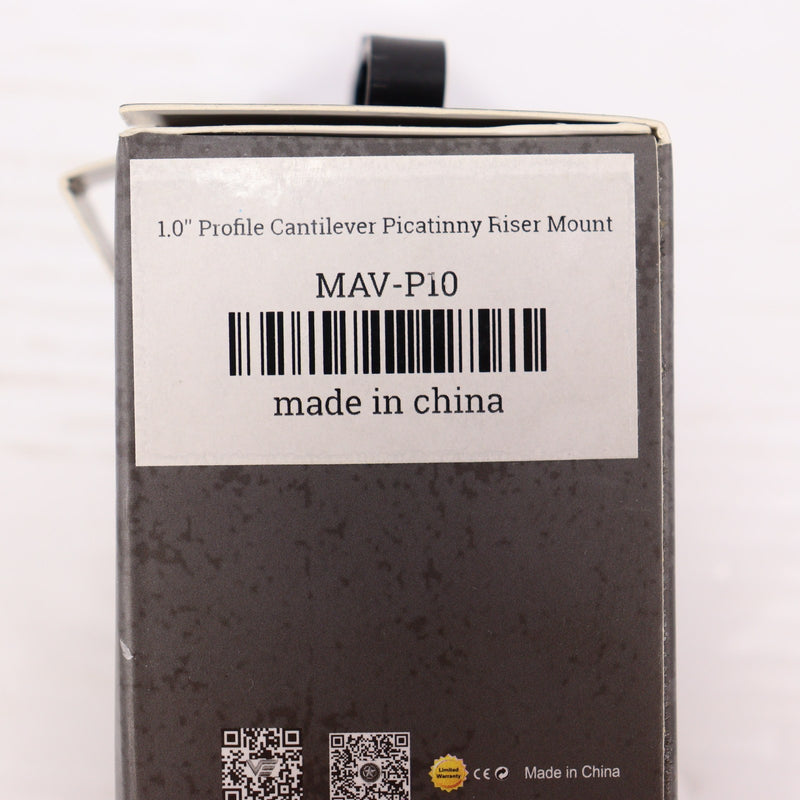 【中古即納】[MIL] VECTOR OPTICS(ベクターオプティクス) 1.0インチプロファイル カンチレバー ピカティニーライザーマウント(MAV-P10)(20150223)