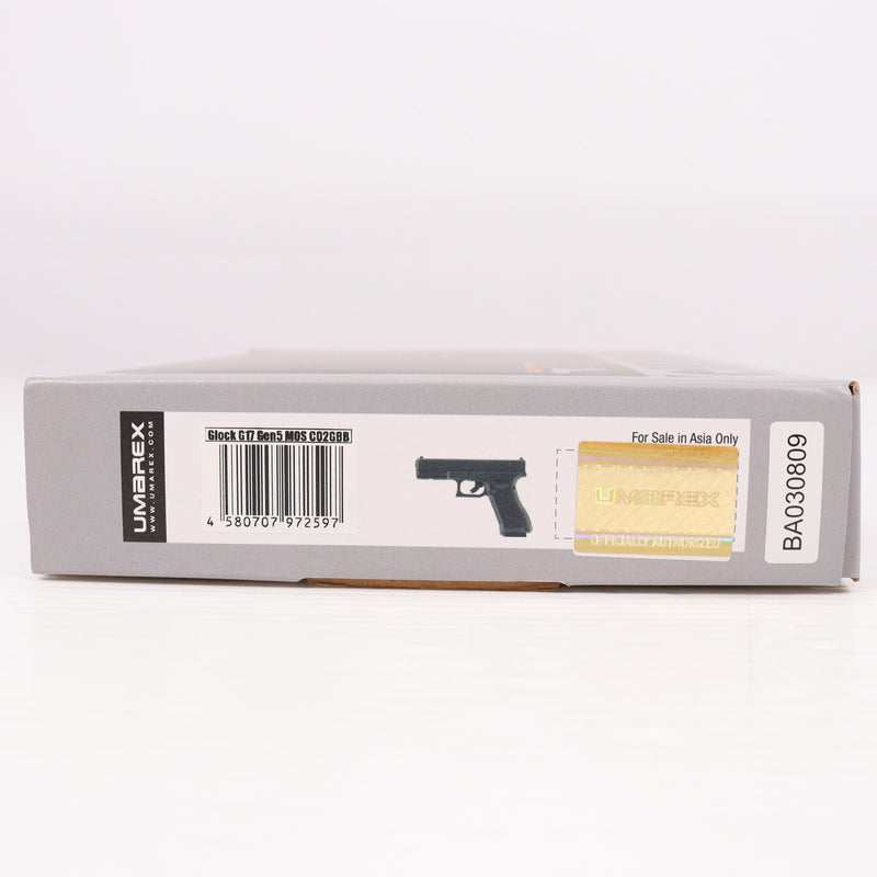 【中古即納】[MIL] BATON airsoft(バトンエアソフト) CO2ガスブローバック GLOCK(グロック) G17 Gen5 MOS CO2GBB【JASG認定】(G17-GEN5-MOS) (18歳以上専用)(20240516)