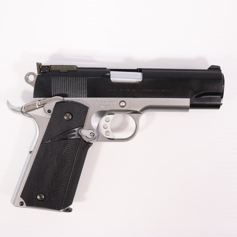 【中古即納】[MIL] MGC 発火モデルガン コルト コンバットコマンダー シルバーフレーム ABS (18歳以上専用)(20150223)