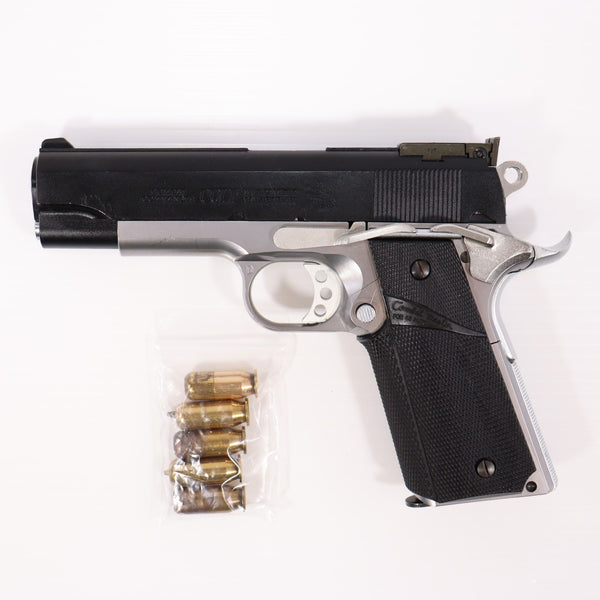 【中古即納】[MIL] MGC 発火モデルガン コルト コンバットコマンダー シルバーフレーム ABS (18歳以上専用)(20150223)