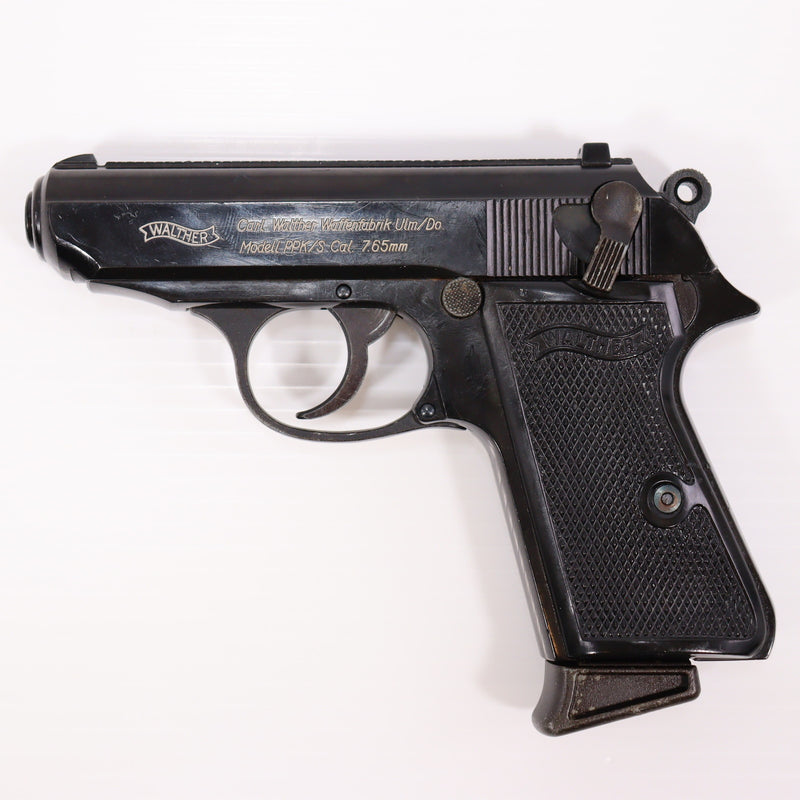 【中古即納】[MIL] マルシン工業 発火モデルガン ワルサー PPK/S ABS (18歳以上専用)(20150223)