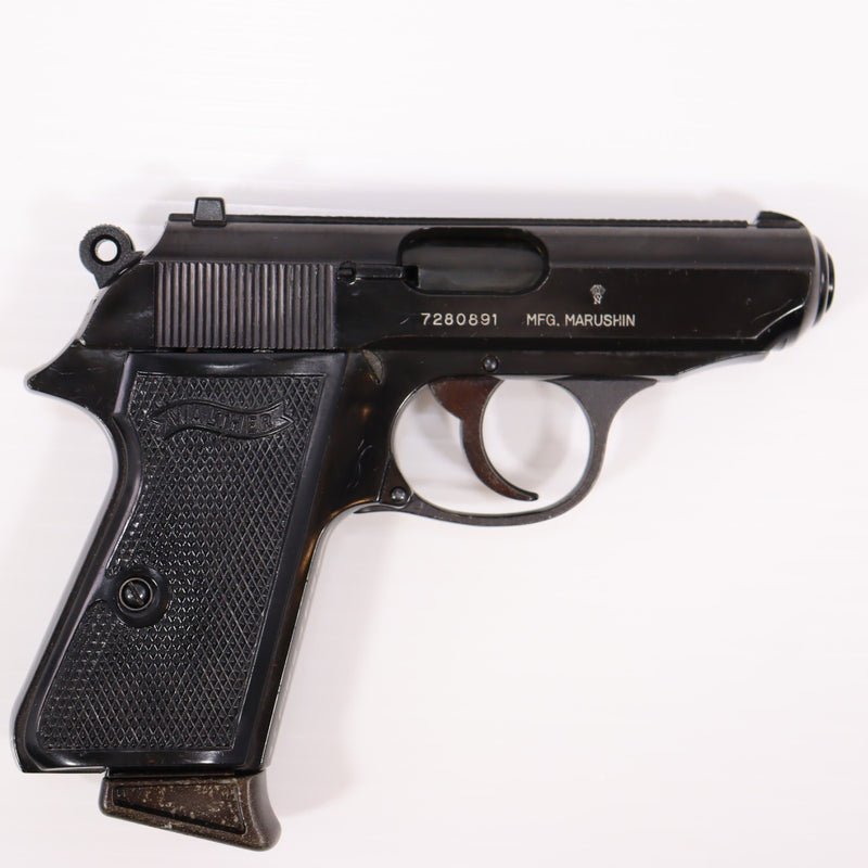 【中古即納】[MIL] マルシン工業 発火モデルガン ワルサー PPK/S ABS (18歳以上専用)(20150223)