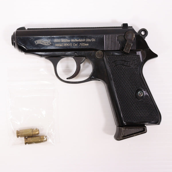 【中古即納】[MIL] マルシン工業 発火モデルガン ワルサー PPK/S ABS (18歳以上専用)(20150223)