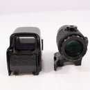 【中古即納】[MIL] ノーブランド EOTechタイプ EXPS3-2 ホロサイトモデル ドットサイト 現行刻印Ver & G43 マグニファイア 3倍ブースターセット BK(ブラック/黒)(SC-0067-bk)(20150223)