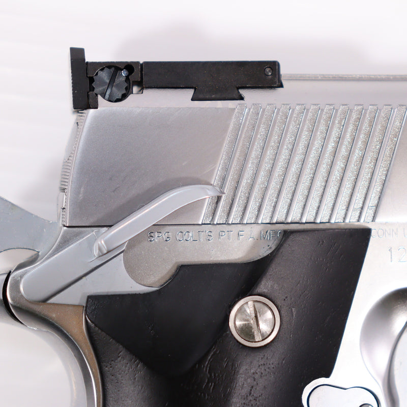 【中古即納】[MIL] MGC 発火モデルガン コルト ナショナルマッチ コンバットカスタム ブラックグリップタイプ ABS (18歳以上専用)(20150223)