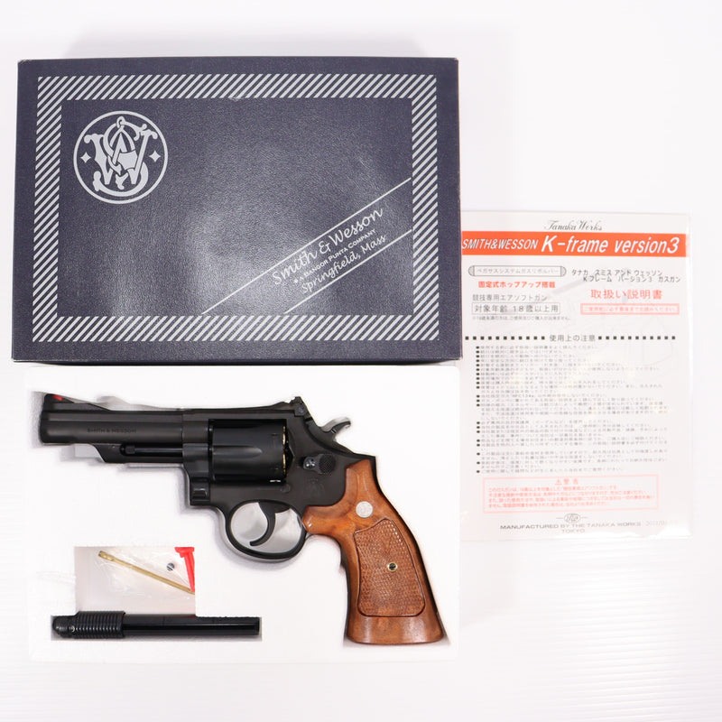 【中古即納】[MIL] タナカワークス ガスリボルバー S&W(スミスアンドウエッソン) M19 4インチ コンバットマグナム HW(ヘビーウェイト) Ver.3 (18歳以上専用)(20210710)
