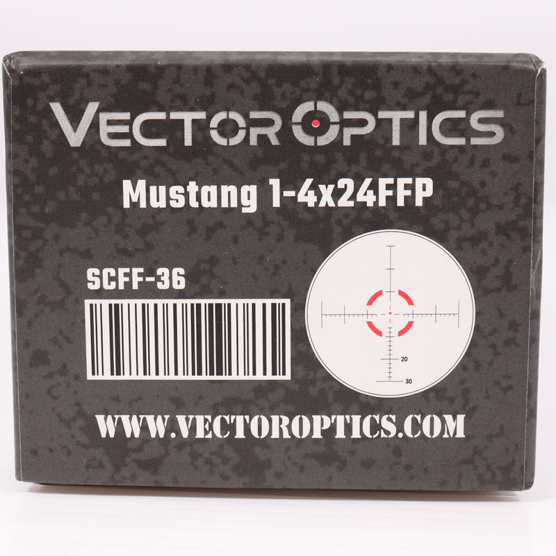 【中古即納】[MIL] VECTOR OPTICS(ベクターオプティクス) Mustang(マスタング) 1-4×24FFP ライフルスコープ(SCFF-36)(20150223)