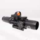 【中古即納】[MIL] HYUGA(ヒューガ) LP-2 3-9×26EL イルミネーションライフルスコープ & ウルトラミニ オープンドットサイトセット(20150223)