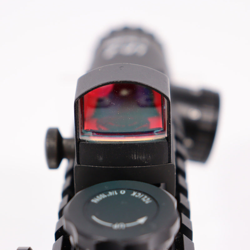 【中古即納】[MIL] HYUGA(ヒューガ) LP-2 3-9×26EL イルミネーションライフルスコープ & ウルトラミニ オープンドットサイトセット(20150223)