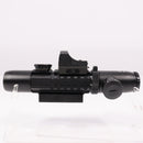 【中古即納】[MIL] HYUGA(ヒューガ) LP-2 3-9×26EL イルミネーションライフルスコープ & ウルトラミニ オープンドットサイトセット(20150223)