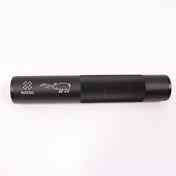 【中古即納】[MIL] ノーブランド φ35x198mm サイレンサー NOVESKE刻印(20150223)