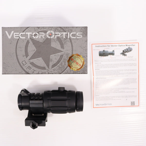 【中古即納】[MIL] VECTOR OPTICS(ベクターオプティクス) Maverick(マーベリック) 3×26 マグニファイア/フリップサイドマウント(SCMF-10)(20150223)