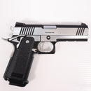 【中古即納】[MIL] 東京マルイ ガスブローバック ハイキャパカスタム デュアル・ステンレス (18歳以上専用)(20071231)