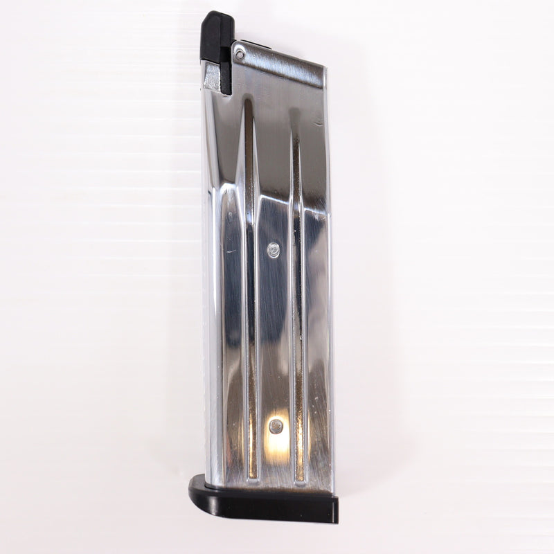 【中古即納】[MIL] 東京マルイ ガスブローバック ハイキャパカスタム デュアル・ステンレス (18歳以上専用)(20071231)