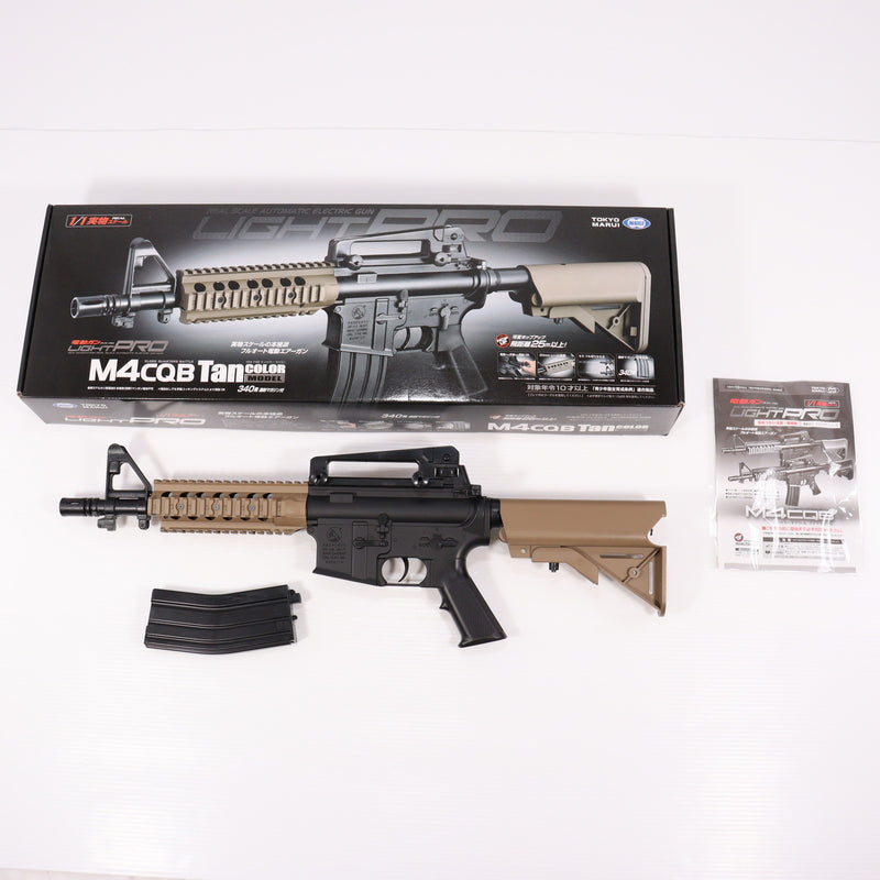【中古即納】[MIL] 東京マルイ 電動ガンLIGHT PRO M4 CQB タンカラー (ジャンク品) (10歳以上専用)(20141008)