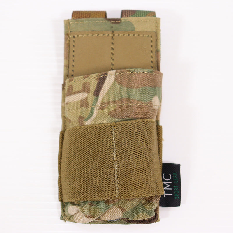 【中古即納】[MIL] TMC 5.56mm シングル ファストマグポーチ MC(マルチカム)(20150223)