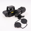 【中古即納】[MIL] ノーブランド EOTechタイプ EXPS3-2 ホロサイトモデル ドットサイト 現行刻印Ver & G43 マグニファイア 3倍ブースターセット BK(ブラック/黒)(SC-0067-bk)(20150223)