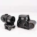 【中古即納】[MIL] ノーブランド EOTechタイプ EXPS3-2 ホロサイトモデル ドットサイト 現行刻印Ver & G43 マグニファイア 3倍ブースターセット BK(ブラック/黒)(SC-0067-bk)(20150223)