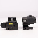 【中古即納】[MIL] ノーブランド EOTechタイプ EXPS3-2 ホロサイトモデル ドットサイト 現行刻印Ver & G43 マグニファイア 3倍ブースターセット BK(ブラック/黒)(SC-0067-bk)(20150223)