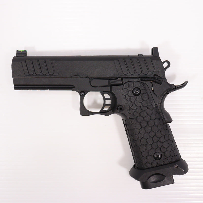 【中古即納】[MIL] BATON airsoft(バトンエアソフト) CO2ガスブローバック BS-STACCATO(スタッカート) CO2GBB 【JASG認定】(BS-STACCATO) (カスタム品) (18歳以上専用)(20110119)