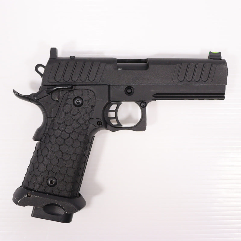 【中古即納】[MIL] BATON airsoft(バトンエアソフト) CO2ガスブローバック BS-STACCATO(スタッカート) CO2GBB 【JASG認定】(BS-STACCATO) (カスタム品) (18歳以上専用)(20110119)