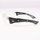 【中古即納】[MIL] bolle(ボレー) RUSH Plus ブラック×グレーフレーム クリアレンズ(20150223)