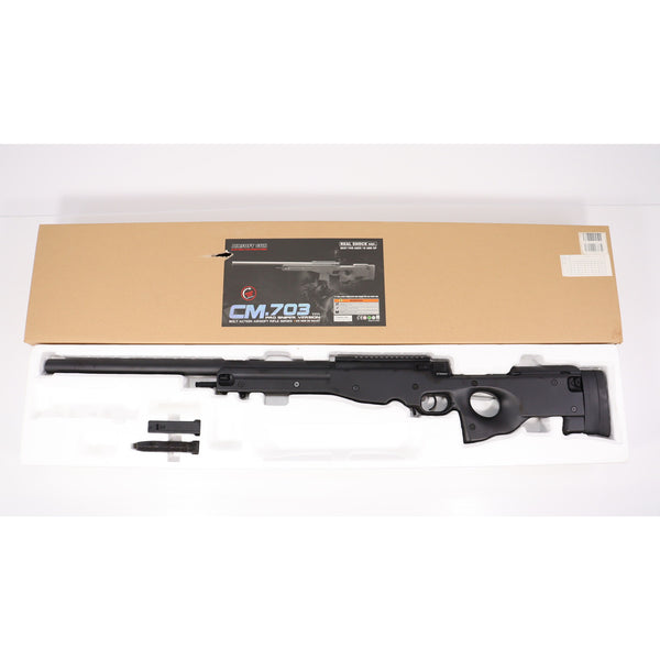 【中古即納】[MIL] CYMA(シーマ) エアコッキング スナイパーライフル L96A1 BK(ブラック/黒)(CM703) (18歳以上専用)(20150223)
