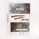 【中古即納】[MIL] S&T エアショットガン M870 ロング リアルウッド Remington刻印(ST-SPG-06-S) (18歳以上専用)(20150223)
