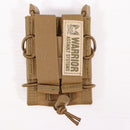 【中古即納】[MIL] WARRIOR ASSAULT SYSTEMS(ウォーリアーアサルトシステムズ) 5.56mm シングル クイックマグポーチ CT(W-EO-SQM-CT)(20150223)