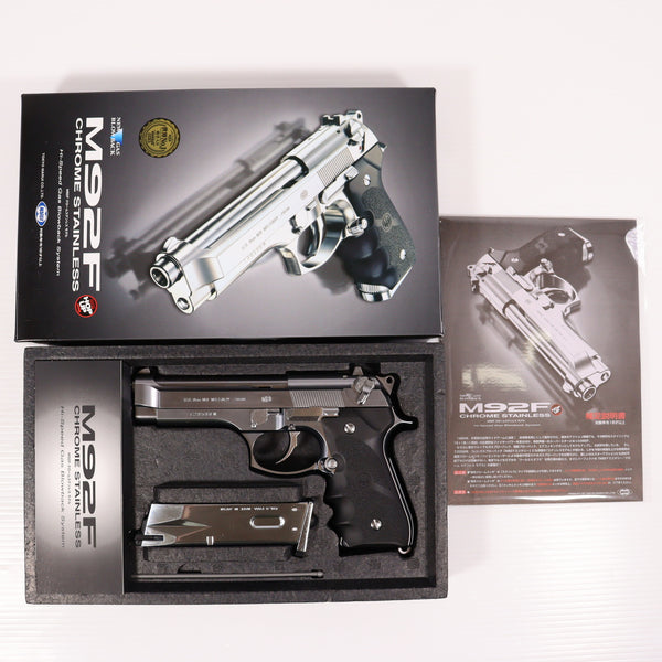 【中古即納】[MIL] 東京マルイ ガスブローバック M92F クロームステンレス (18歳以上専用)(20020804)