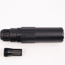 【中古即納】[MIL] 5KU CGS SCI-SIXタイプ ダミーサイレンサー & SCI SIX フラッシュハイダーセット 14mm逆ネジ BK(ブラック/黒)(5ku-400-bk)(20150223)