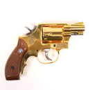 【中古即納】[MIL] コクサイ 金属製発火モデルガン S&W(スミスアンドウェッソン) M10 2インチ スタンダードモデル 24K(No.275) (18歳以上専用)(20150223)