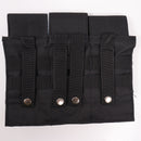 【中古即納】[MIL] ノーブランド M4/M16 トリプルマガジンポーチ BK(ブラック/黒)(20150223)