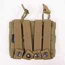 【中古即納】[MIL] TASMANIAN TIGER(タスマニアンタイガー) M4 オープントップ ダブルマガジンポーチ コヨーテブラウン(20150223)