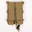 【中古即納】[MIL] TASMANIAN TIGER(タスマニアンタイガー) マルチキャリバー オープントップ シングルマガジンポーチ KH(カーキ)(20150223)