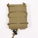 【中古即納】[MIL] TASMANIAN TIGER(タスマニアンタイガー) マルチキャリバー オープントップ シングルマガジンポーチ KH(カーキ)(20150223)