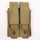 【中古即納】[MIL] TASMANIAN TIGER(タスマニアンタイガー) ハンドガン ダブルマガジンポーチ KH(カーキ)(20150223)