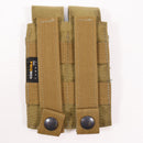 【中古即納】[MIL] TASMANIAN TIGER(タスマニアンタイガー) ハンドガン ダブルマガジンポーチ KH(カーキ)(20150223)