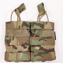 【中古即納】[MIL] PANTAC(パンタック) M4/M16 オープントップ ダブルマガジンポーチ MC(マルチカム)(20150223)