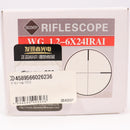 【中古即納】[MIL] DISCOVERY(ディスカバリー) WG 1.2-6×24IRAI イルミネートショートスコープ (水平器/アングルインジケーター搭載)(disy-wg-002)(20150223)