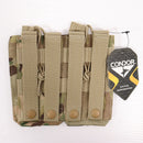 【中古即納】[MIL] CONDOR(コンドル) M4 オープントップ ダブルマガジンポーチ MC(マルチカム)(MA19-008)(20150223)