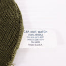 【中古即納】[MIL] ノーブランド ウールニットキャップ OD(オリーブドラブ)(20150223)